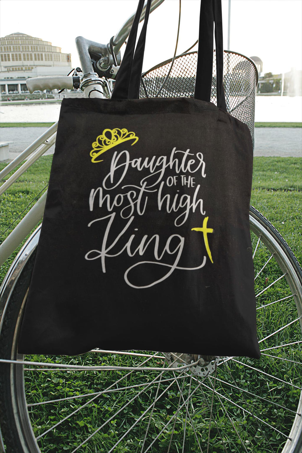 "Daughter of the Most High King" Tote Bag Set – Handmade Vinyl Design