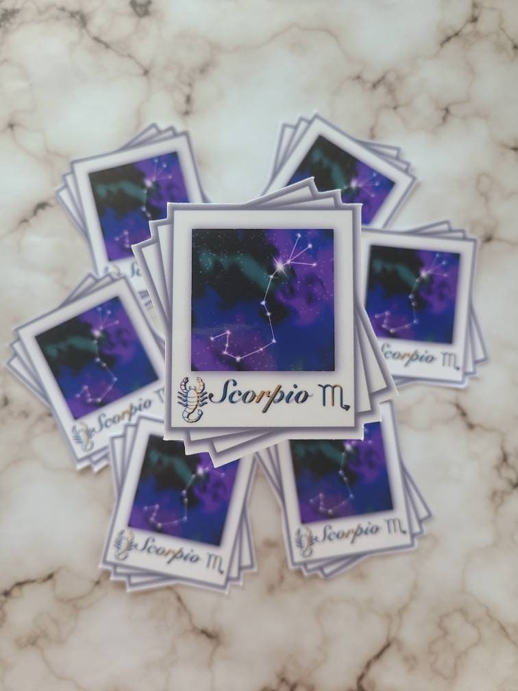 Scorpio Zodiac Constellation - Vinyl Sticker