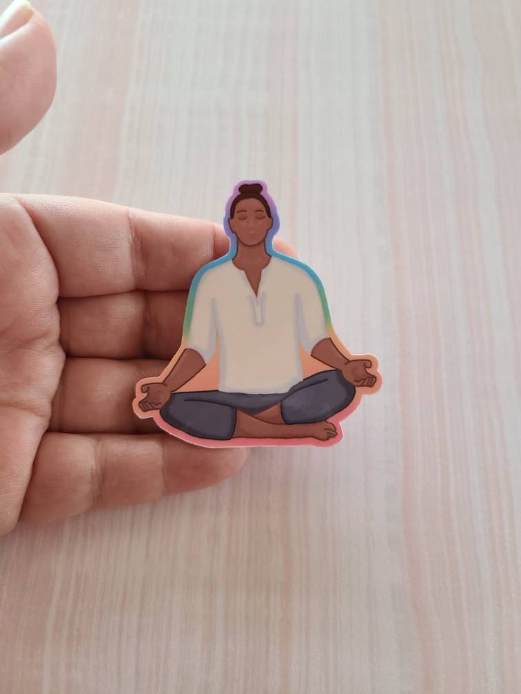 Meditation Chakra - Vinyl Sticker