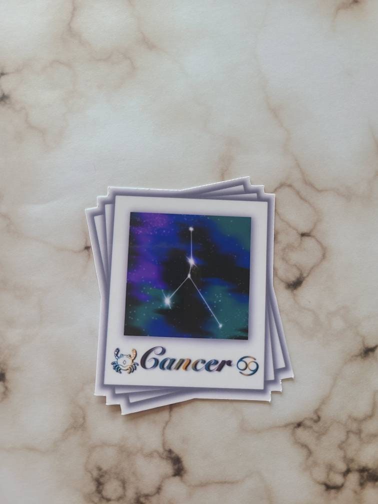 Water Signs Zodiac Constellation - Vinyl Sticker Set of 3