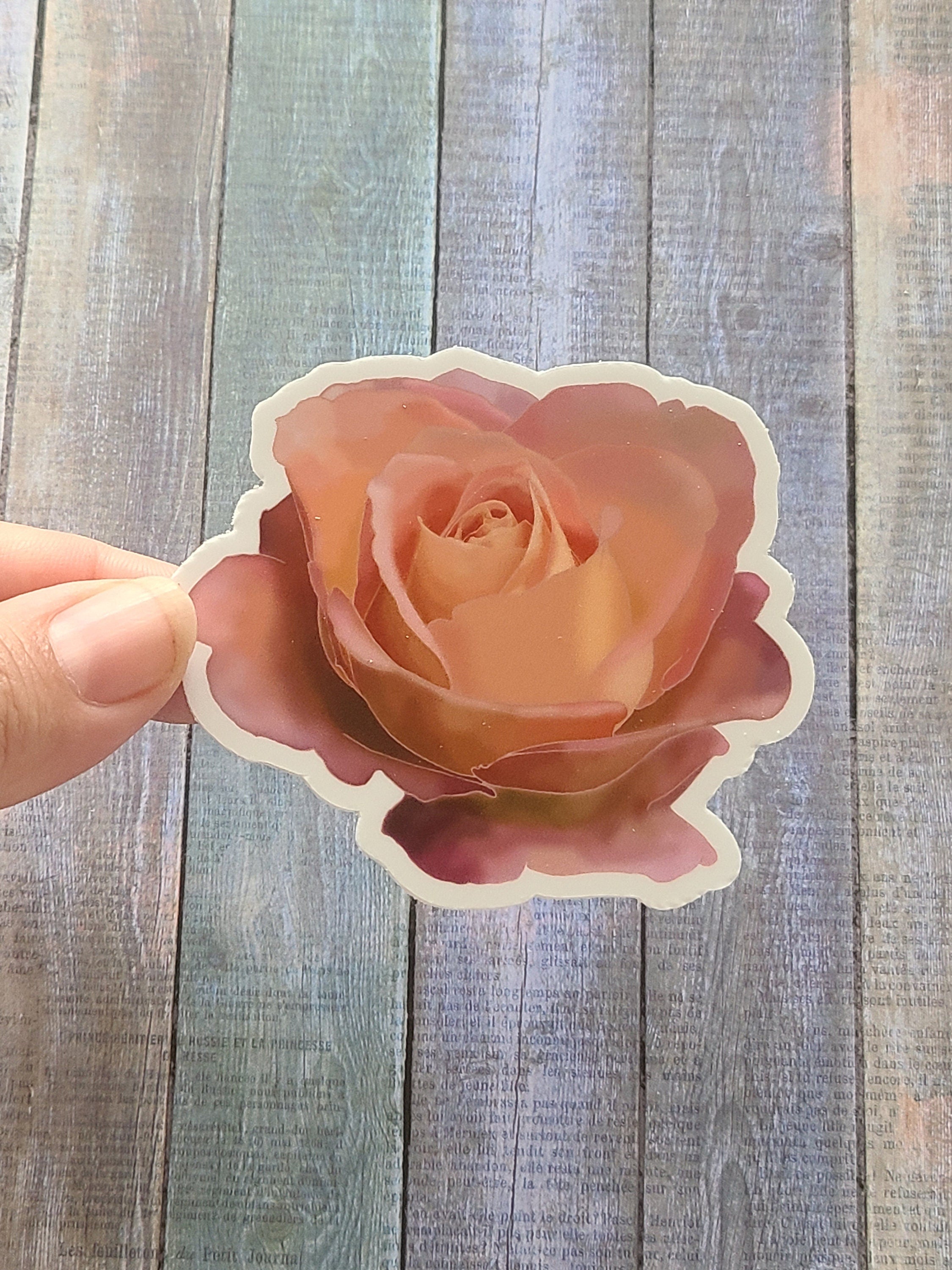 Pink Rose - Vinyl Sticker