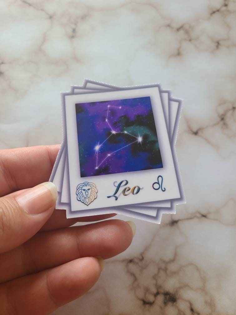Leo Zodiac Constellation - Vinyl Sticker