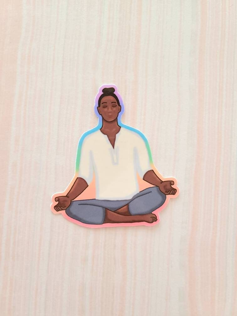 Meditation Chakra - Vinyl Sticker