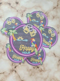 Happy Hour Neon Sign - Vinyl Sticker