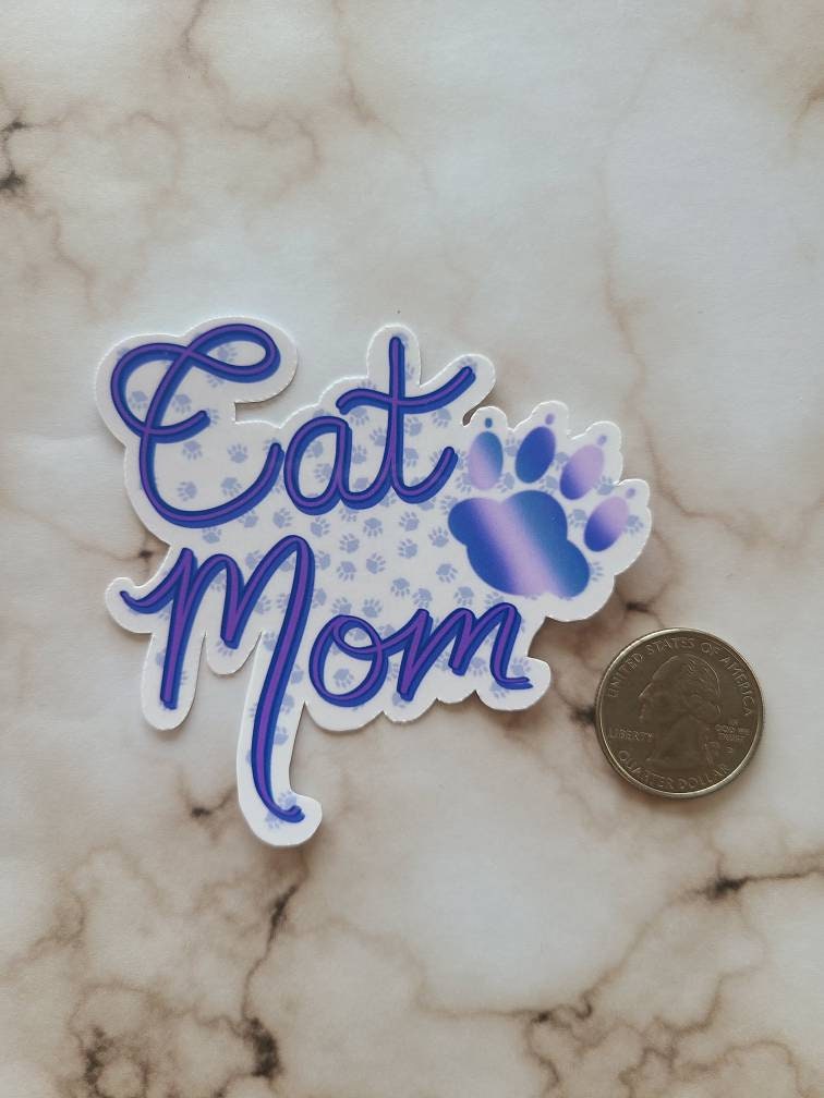 Cat Mom - Vinyl Sticker