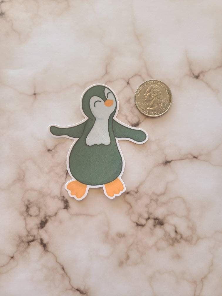 Cute Dancing Penguin - Vinyl Sticker