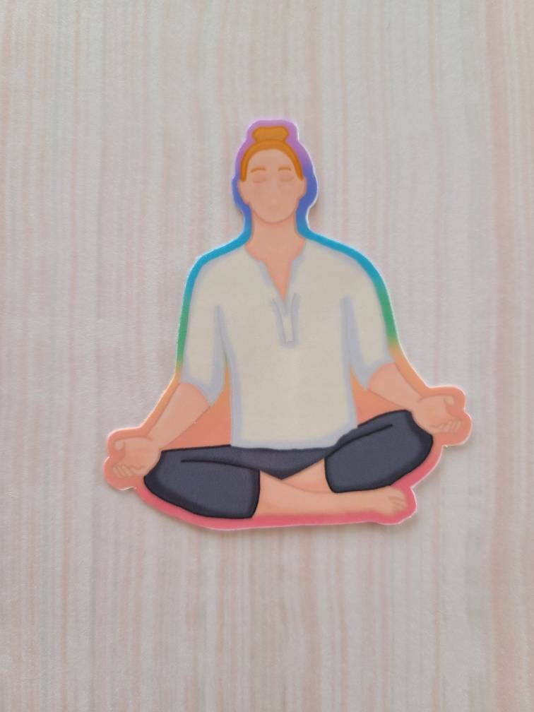 Meditation Chakra - Vinyl Sticker