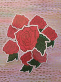 Red Rose - Vinyl Sticker