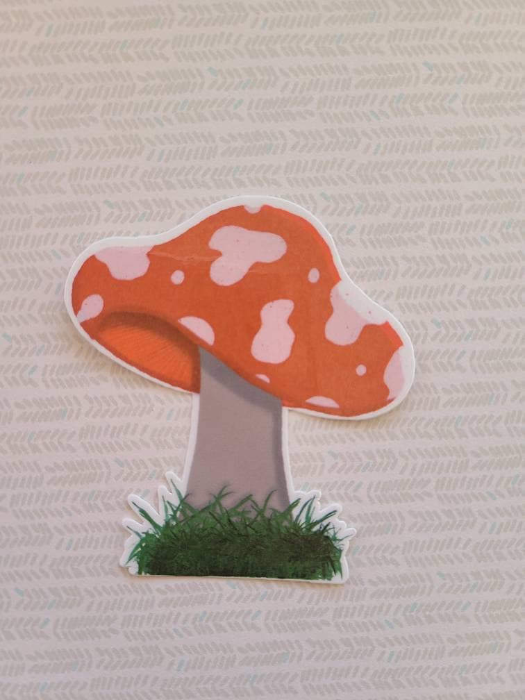 Red Cap Mushroom - Vinyl Sticker