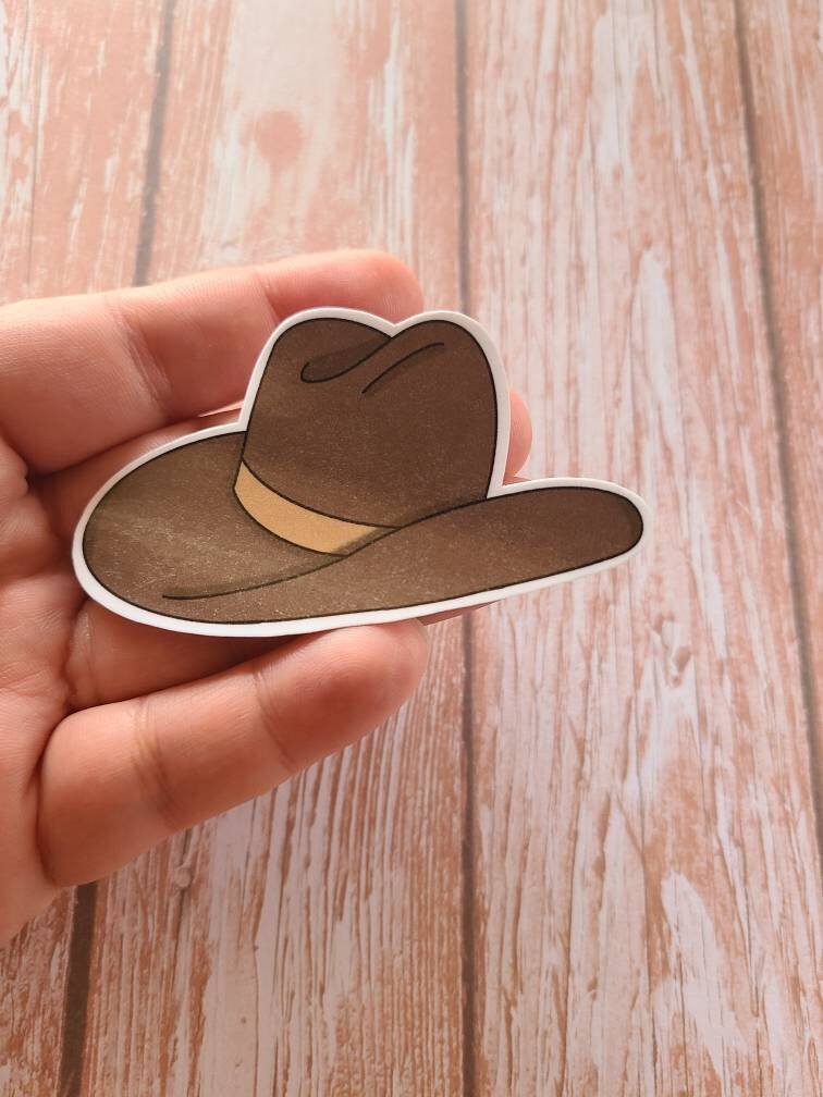 Western Cowboy Hat - Vinyl Sticker