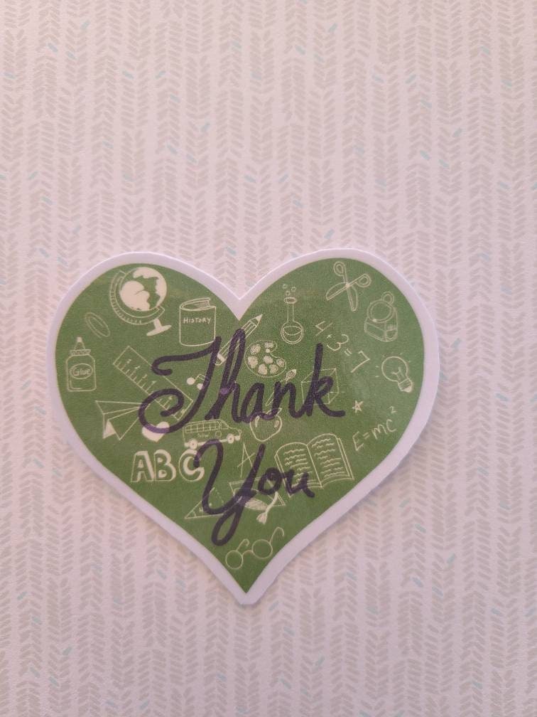 Thank You Teachers -Vinyl Sticker