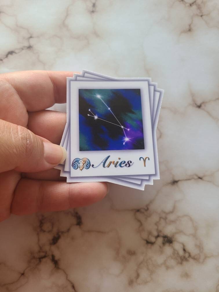 Aries Zodiac Constellation - Vinyl Sticker