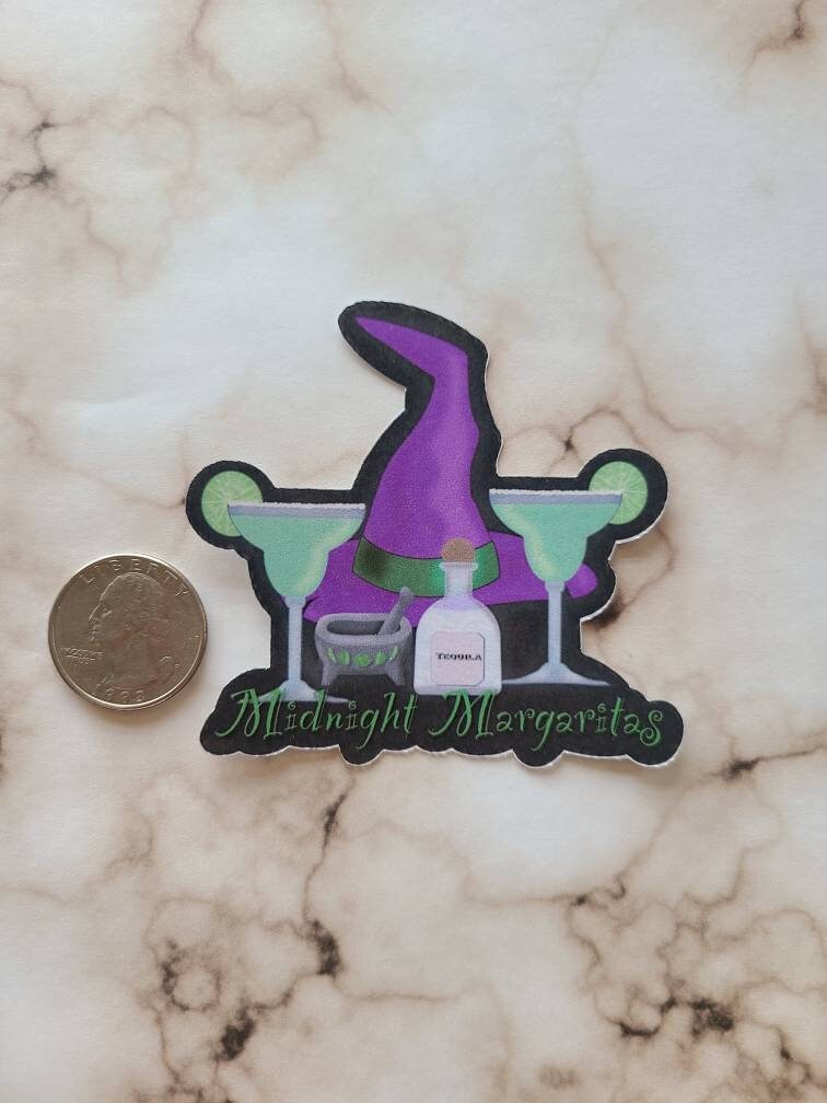 Midnight Margaritas - Laminated Vinyl Sticker
