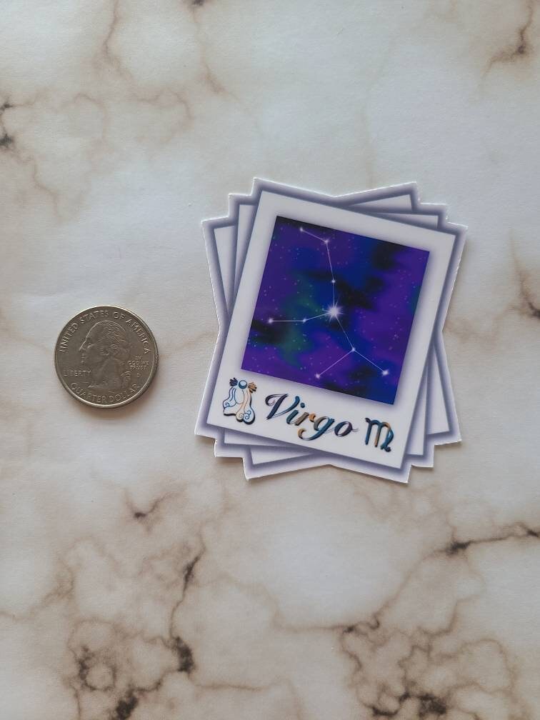 Virgo Zodiac Constellation - Vinyl Sticker
