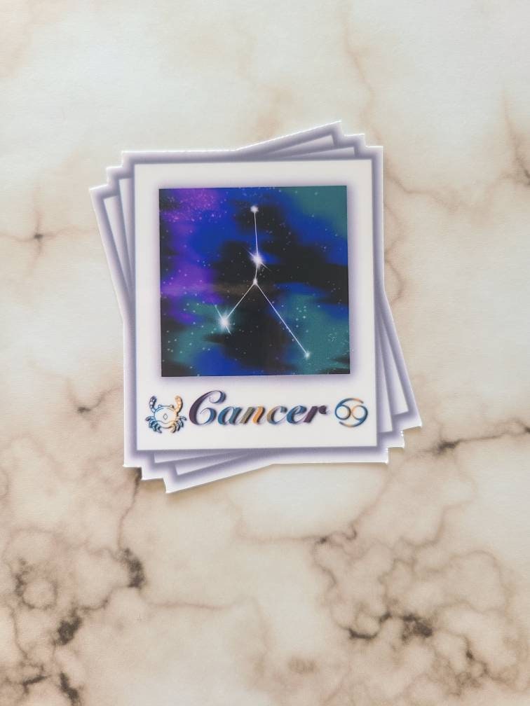 Cancer Zodiac Constellation - Vinyl Sticker