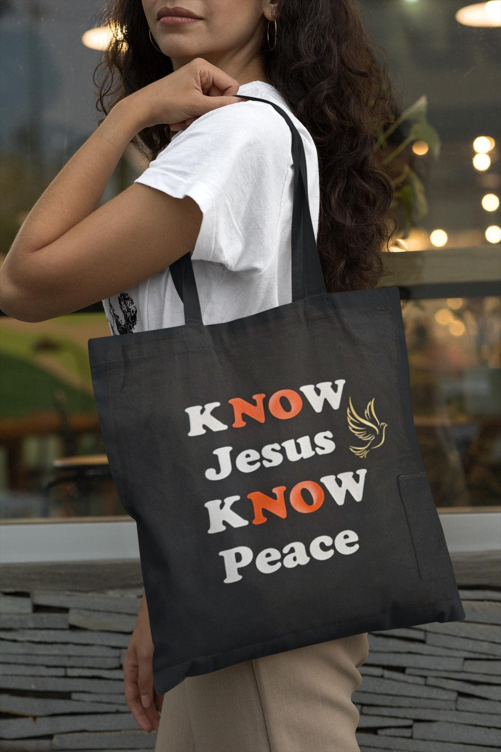Christian Canvas Know Jesus Know Peace